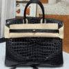 Hermès Birkin Bag Black Crocodile 9.8 Inches