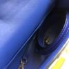 [Premium Quality] – Hermès Kelly Mini II Bag Blue 7.5 Inches