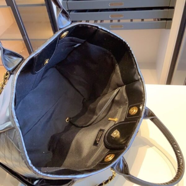 8-4 Gucci Softbit Maxi Suede Shoulder Bag Brown 16.5 Inches