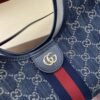 [Premium Quality] Gucci Giglio Small Tote Bag Blue And White Gg Denim 9.8 Inches 860845 Fafrw 8864