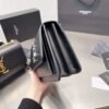 Saint Laurent Sunset Medium In Smooth Leather Black 9.8 Inches