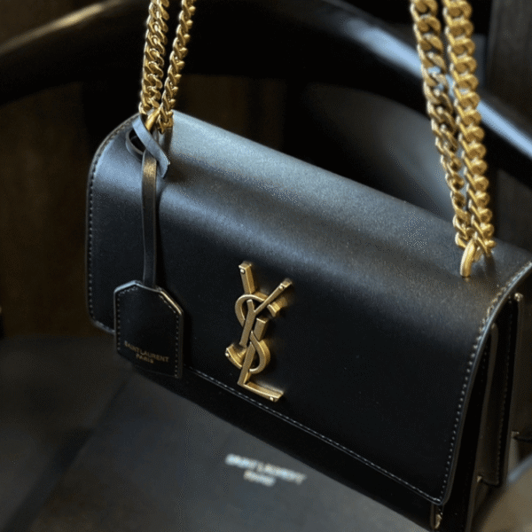 Saint Laurent Sunset Bag Black 9 Inches 442906D420W1000