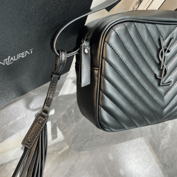 Saint Laurent Lou Camera Bag Black 9 Inches 761554Dv7041000