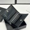 Chanel 19 Tri-Fold Wallet Black Gold/Chain Hardware 4.3 Inches