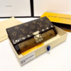 Louis Vuitton Trunk Long Wallet Monogram Brown 7.5 Inches