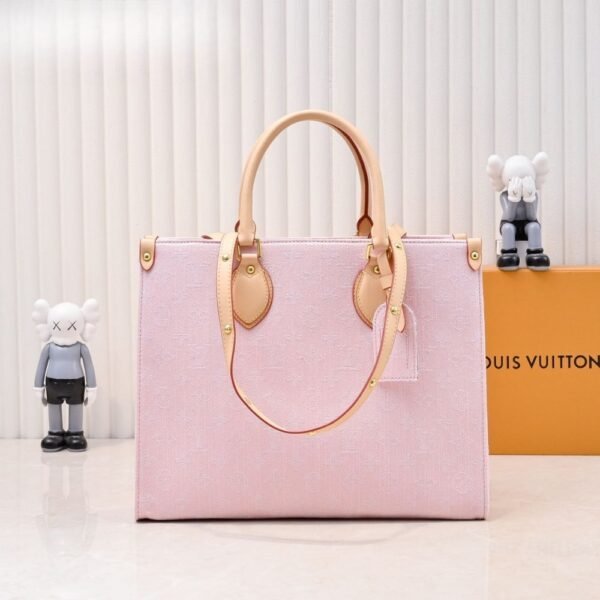 85-1.jpg Louis Vuitton Onthego MM Pink 14.0 Inches M46781