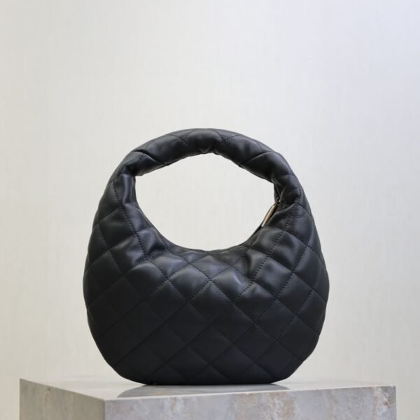 [Premium Quality] – Saint Laurent Icare Hobo Bag Black 10.2 Inches 851689Aaang1000