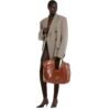 9-19 Gucci Giglio Large Tote Bag Dark Brown Leather 23.6 Inches 853971 AAF2H 7645