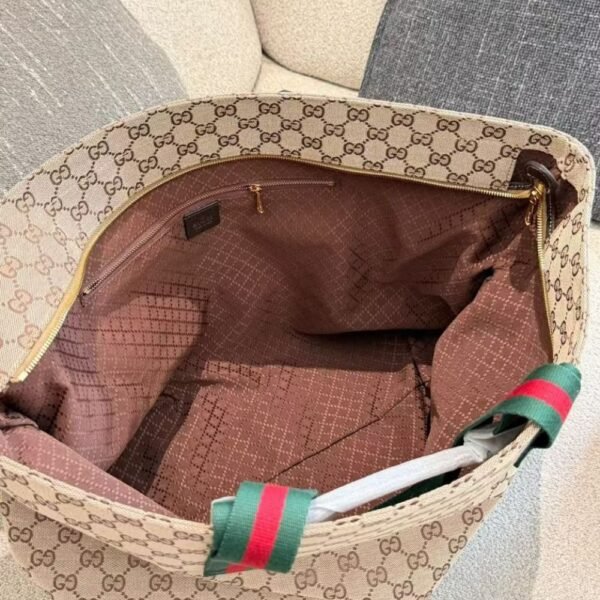 Gucci Medium Tote bag GG Canvas Sand Brown 40cm