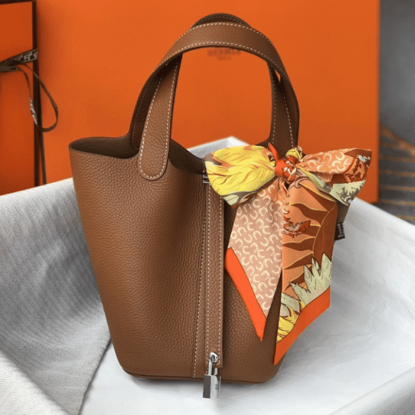 Hermès Picotin Lock Bag Brown 7.1 Inches