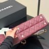 Chanel Small Shopping Bag Gold Tone Burgundy 12.2 Inches AS4940 B17067 NY570