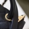 Chanel Large Flap Bag With Top Handle Black 11 Inches A92991
