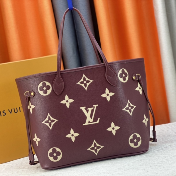 Louis Vuitton Neverfull MM Grenat 12.2 Inches M58907