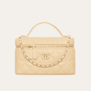 Chanel Vanity With Chain Beige 6.7 Inches