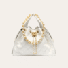 Chanel 25 Small Hand Bag White 13.4 Inches