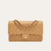 Chanel Classic Medium Flap Bag Nude 10.2 Inches