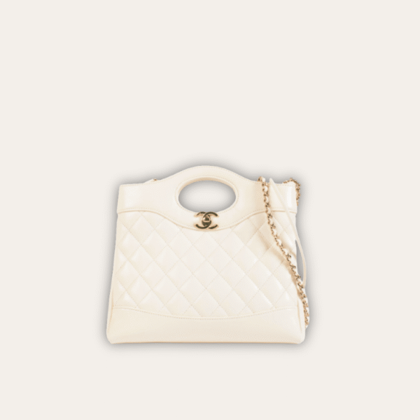 Chanel 31 Shopping Bag White 13.8 Inches