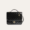 Chanel Maxi Top Handle Flap Bag Black 12.2 Inches