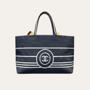 Chanel Denim Tote Bag Blue 13.0 Inches