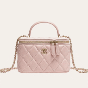 Chanel Classic Mini Vanity Case Light Pink 6.7 Inches