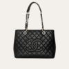 Chanel Bolsa Grand Tote Black 13.0 Inches A50995