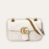 Gucci Gg Marmont Small Matelassé Shoulder Bag Beige 8.7 Inches