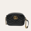 Gucci Gg Marmont Small Camera Bag Black 9.4 Inches