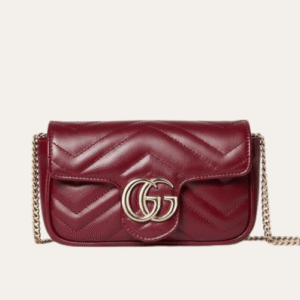 Gucci Gg Marmont Mini Bag Rosso Ancora Red 6.5 Inches 476433 Dtdhv 6207