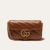 Gucci Gg Marmont Small Chain Shoulder Bag Brown 8.7 Inches
