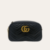 Gucci Gg Marmont Camera Bag Black 9.1 Inches
