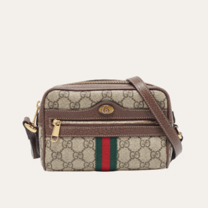 Gucci Ophidia Gg Mini Camera Bag Brown 6.3 Inches