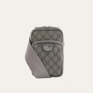 Gucci Ophidia Gg Mini Messenger Bag Grey 7 Inches