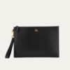 Gucci Gg Clutch Bag Black 11.4 Inches