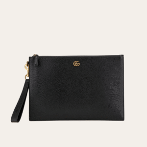 Gucci Gg Clutch Bag Black 11.4 Inches