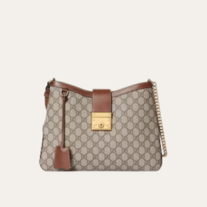 ‎Gucci Padlock Gg Supreme Shoulder Bag Beige 12.8 Inches 795113 KHNKG 8534
