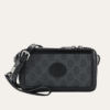 AURGC-BAG1082-1-1 Gucci Deco Mini Shoulder Bag Black 7 Inches