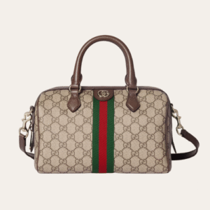 ‎Gucci Ophidia Gg Mini Boston Bag Beige 8.6 Inches 838478 FAE0P 9746