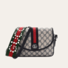 Gucci Ophidia Gg Flap Messenger Bag Beige 10.2 Inches 722117 FAAX3 9789