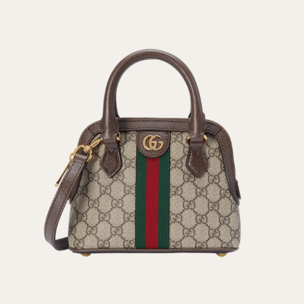 Gucci Ophidia Mini Dome Bag Beige 8.6 Inches ‎499621 K05NG 8745