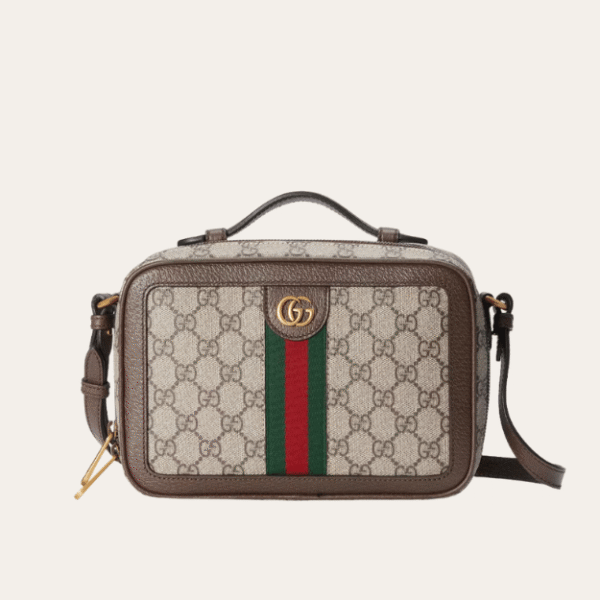 Gucci Ophidia Small Camera Bag Beige 9.4 Inches 739392 96LWT 8745