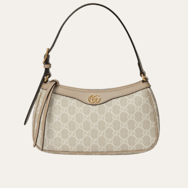 Gucci Ophidia Small Shoulder Bag White 9.8 Inches 735145 UULBG 9683