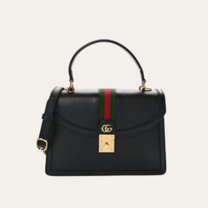 Gucci Ophidia Small Top Handle Bag Black 9.8 Inches