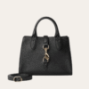 AURGC-BAG1135 Gucci Jackie 1961 Small Tote Bag Black 9.4 Inches