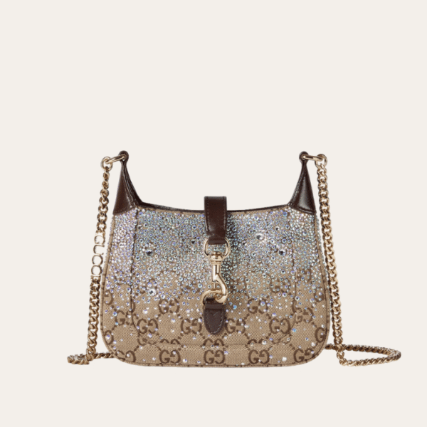 AURGC-BAG1137 Gucci Jackie Notte Mini Bag Beige 7.7 Inches 782889 FAD1Z 2541