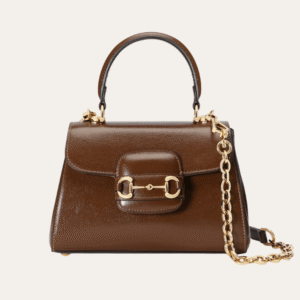 Gucci Horsebit 1955 Small Top Handle Bag Light Brown 8.6 Inches ‎703848 AAA7G 2361