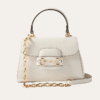 Gucci Horsebit 1955 Small Top Handle Bag White 8.6 Inches
