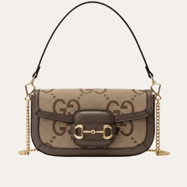 Gucci Horsebit 1955 Mini Bag Brown 9.1 Inches