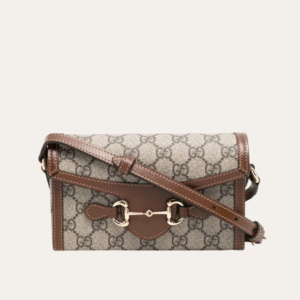Gucci Horsebit 1955 Box Phone Bag Brown 7.1 Inches