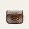 Gucci Horsebit 1955 Small Shoulder Bag Brown 8.7 Inches