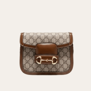 Gucci Horsebit 1955 Small Shoulder Bag Brown 8.7 Inches